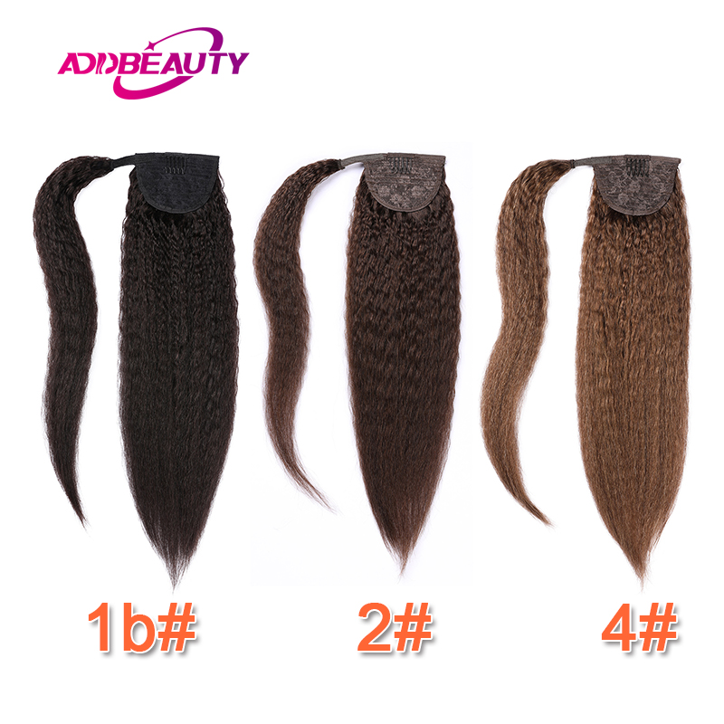 ロングヤキストレートクリップインドローストリングポニーテール - Seamless Clip In Hair Extensions Human Hair のレビューと価格