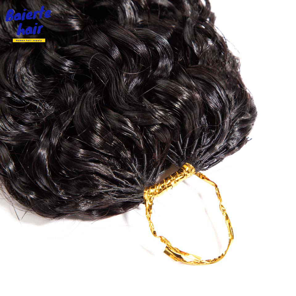 12A バーマカーリーフェザーコロシェット人毛エクステ バー - Water Wave Bulk Human Hair For Braiding のレビューと価格