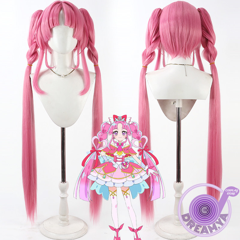 小林美久る コスプレウィッグ ピンク ロング 人工毛 耐熱性 - Synthetic Wigs のレビューと価格