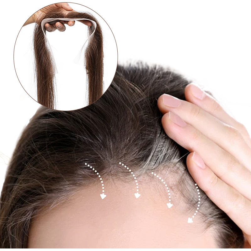 2×13インチ レース クリップなし フィッシュライン 目立 - Seamless Clip In Hair Extensions Human Hair のレビューと価格